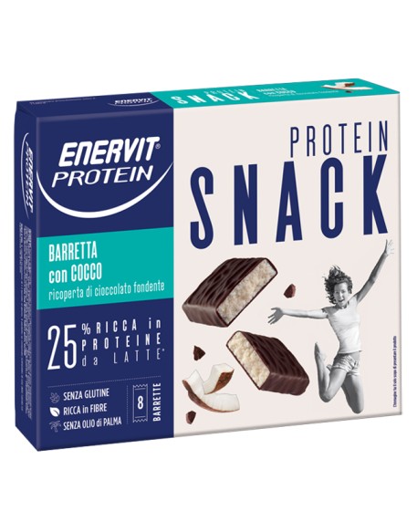 ENERVIT PROTEIN SNACK COCC8BAR