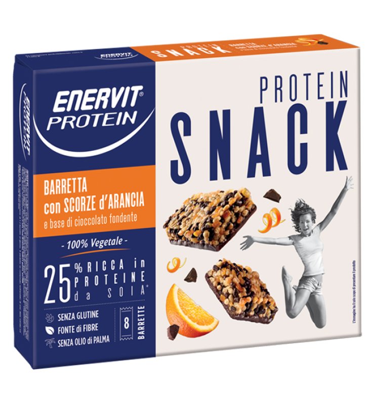 ENERVIT PROTEIN SNACK SCZ 8BAR