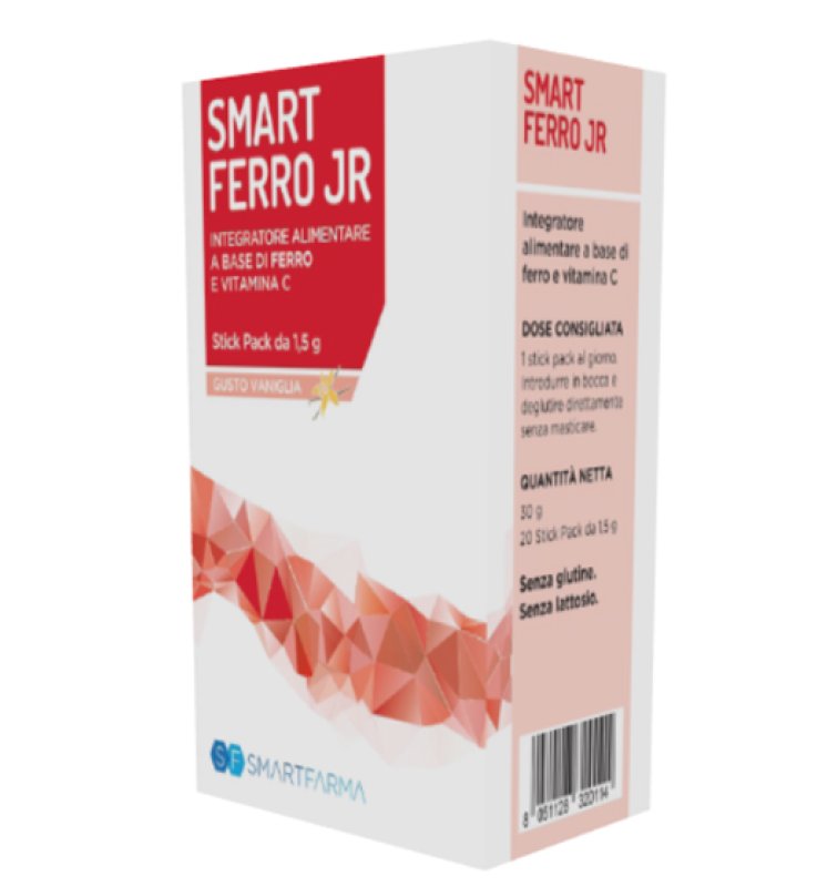 SMART FERRO JR 20 STICK PACK GUSTO VANIGLIA SMART FERRO JR 20 STICK PACK GUSTO VANIGLIA