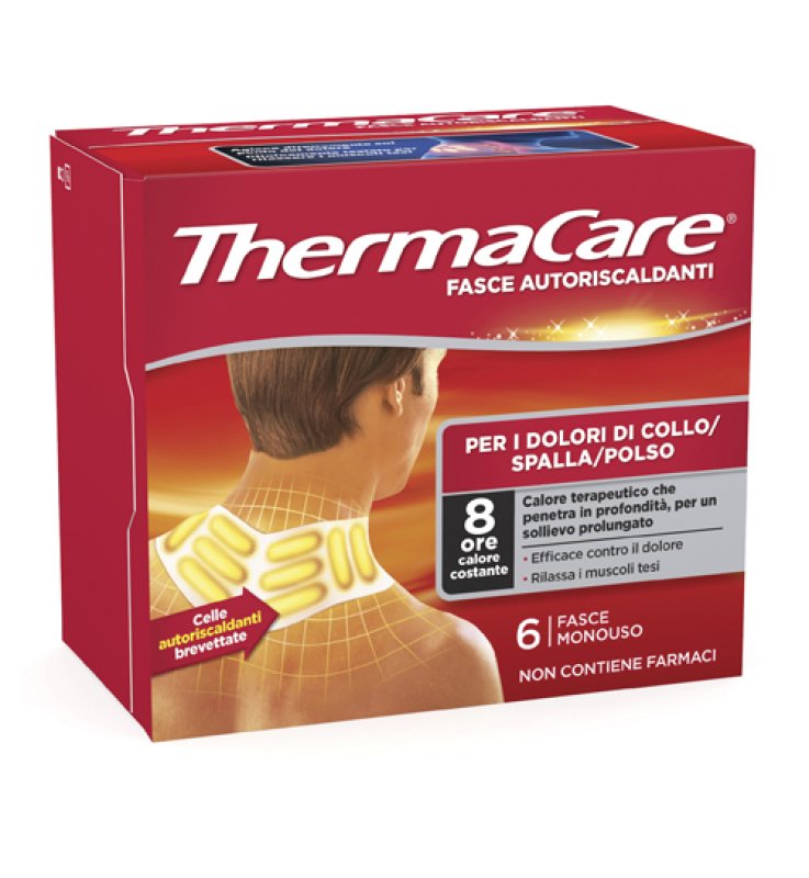 FASCE AUTORISCALDANTI A CALORE TERAPEUTICO THERMACARE COLLOSPALLA POLSO 6 PEZZI FASCE AUTORISCALDANTI A CALORE TERAPEUTICO THERMACARE COLLOSPALLA POLSO 6 PEZZI