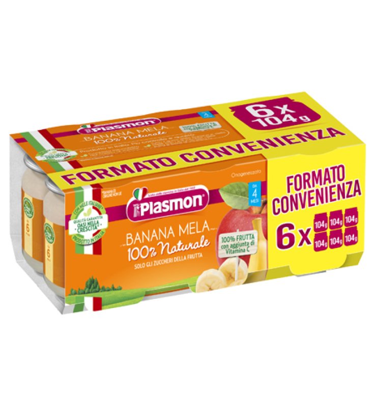 OMO PL.Banana/Mela 6x104g