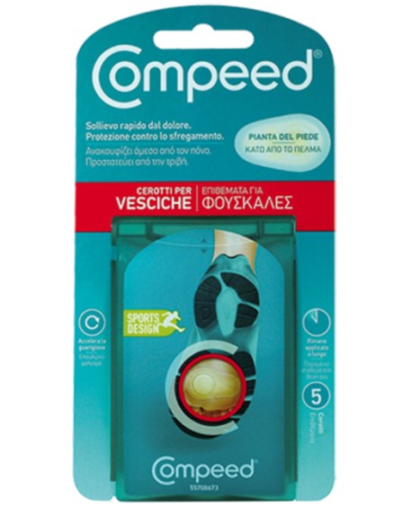 COMPEED CEROTTI PER VESCICHE PIANTA PIEDE SPORT 5 PEZZI