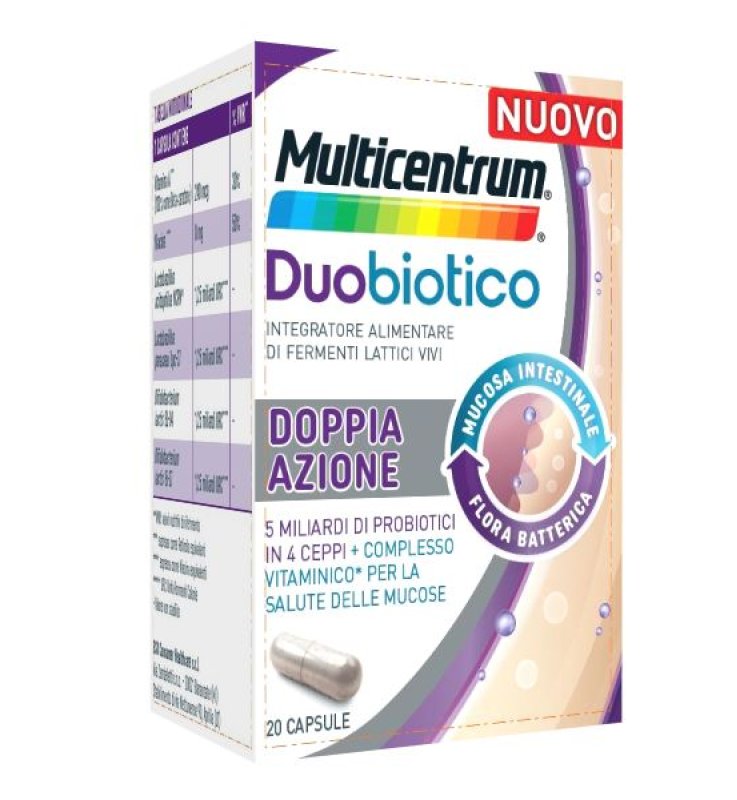 MULTICENTRUM DUOBIOTICO 20 CAPSULE