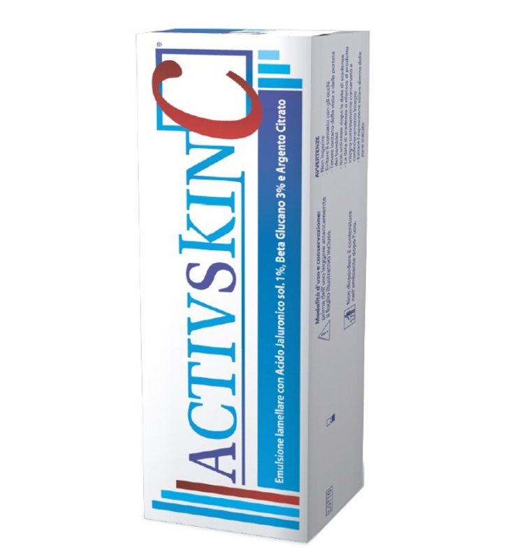EMULSIONE IAMELLARE ACTIV SKIN CON ACIDO JALURONICO 1% BETAGLUCANO 3% E ARGENTO CITRATO 30 ML