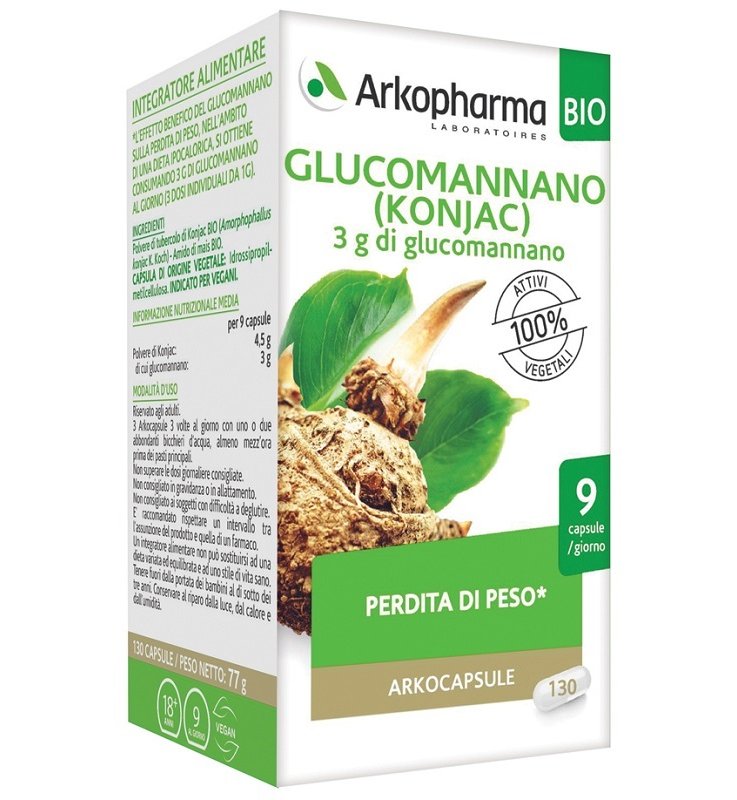 ARKOCAPSULE GLUCOMANNANO 130CPS