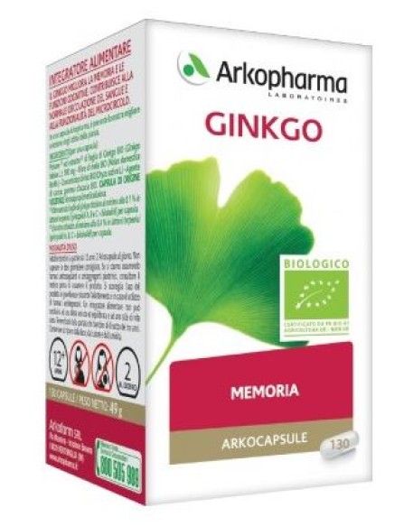 ARKOCAPSULE GINKGO BIO 45CPS