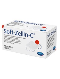 SOFT ZELLIN C TAMPONE NON STERILE IMBEVUTO DI ALCOL 100 PEZZI