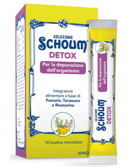 SOLUZIONE SCHOUM DETOX 14 BUSTINE MONODOSE