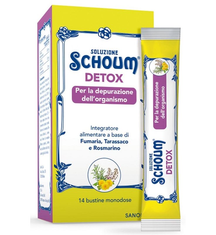 SOLUZIONE SCHOUM DETOX 14 BUSTINE MONODOSE
