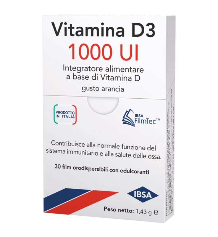 VITAMINA D3 IBSA 1000 UI 30 FILM ORALI