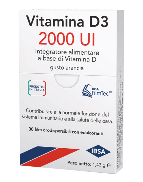 VITAMINA D3 IBSA 2000 UI 30 FILM ORALI