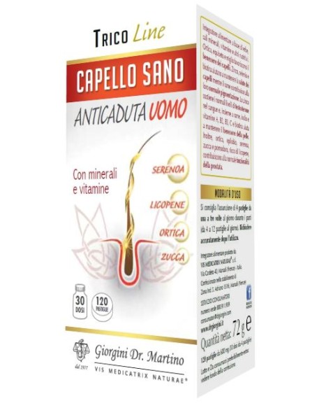 CAPELLO SANO ANTICADUTA UOMO 120 PASTIGLIE