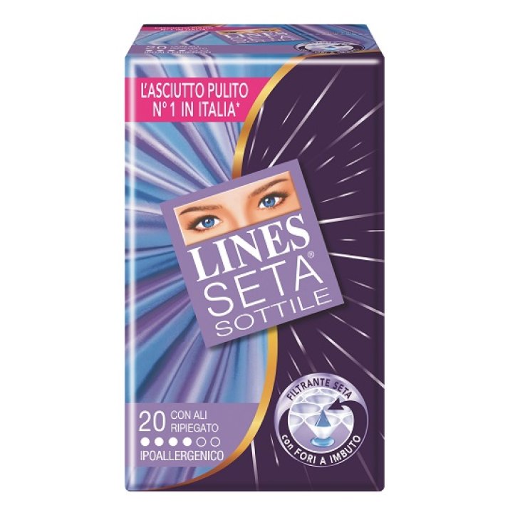 LINES SETA SOTTILE CON ALI X 20 PEZZI LINES SETA SOTTILE CON ALI X 20 PEZZI