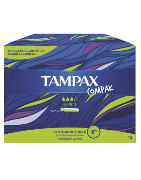 TAMPAX COMPAK SUPER 24 PEZZI