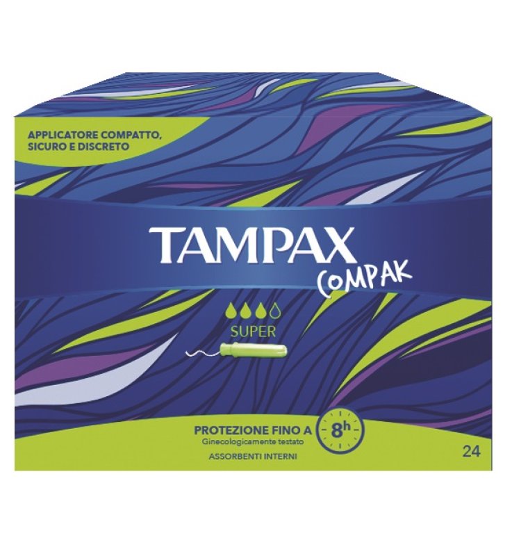 TAMPAX COMPAK SUPER 24 PEZZI TAMPAX COMPAK SUPER 24 PEZZI