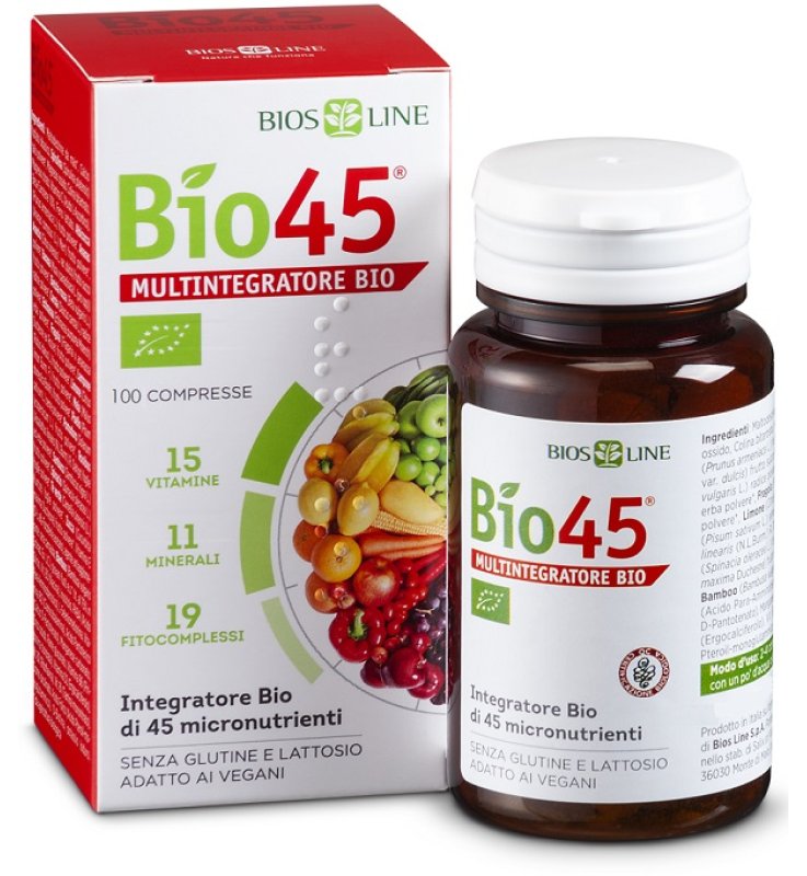 BIOSLINE BIO 45 50 COMPRESSE CERT QCERT CONFEZIONE DOPPIA