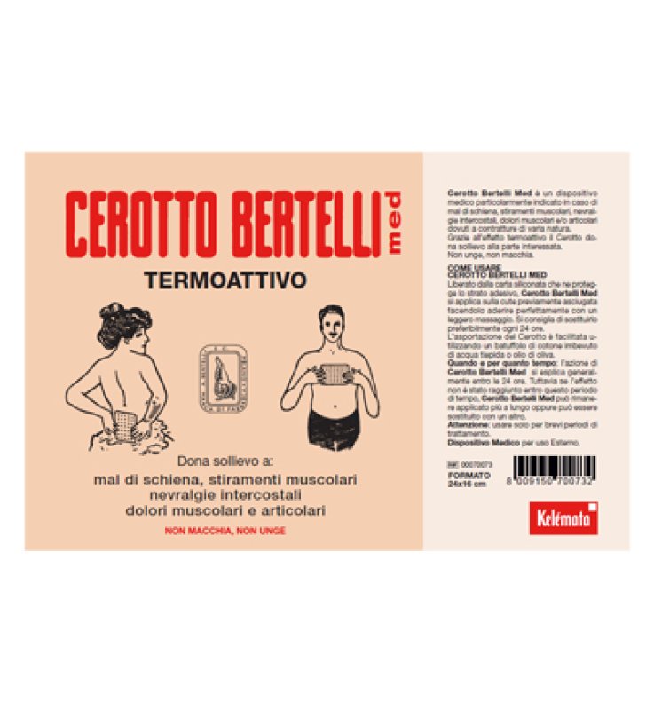 BERTELLI CEROTTO MED GRANDE 24 X 16 CM