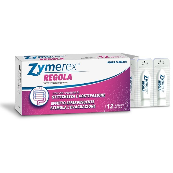 ZYMEREX REGOLA SUPPOSTE 12 PEZZI ZYMEREX REGOLA SUPPOSTE 12 PEZZI