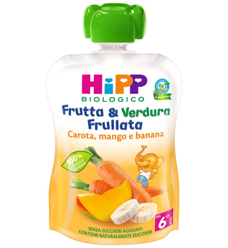 HIPP BIO FRUT&VERD CAR/MAN/BAN HIPP BIO FRUT&VERD CAR/MAN/BAN