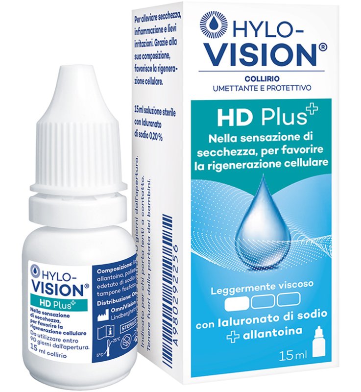 HYLOVISION HD PLUS COLLIRIO UMETTANTE E PROTETTIVO 15 ML