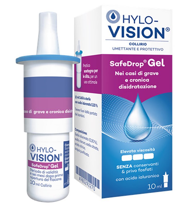 HYLOVISION SAFE DROP GEL 0,3% COLLIRIO UMETTANTE E PROTETTIVO 10 ML