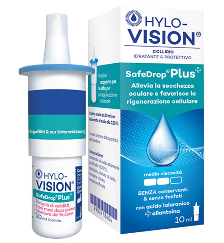 HYLOVISION SAFE DROP PLUS COLLIRIO IDRATANTE E PROTETTIVO 10ML