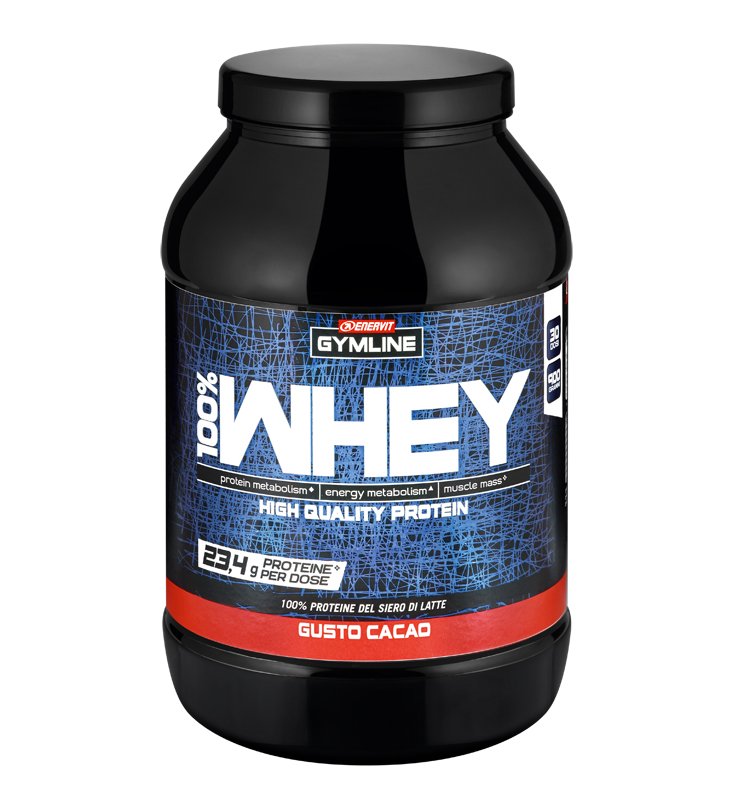 GYMLINE 100%WHEY Con.Cacao900g