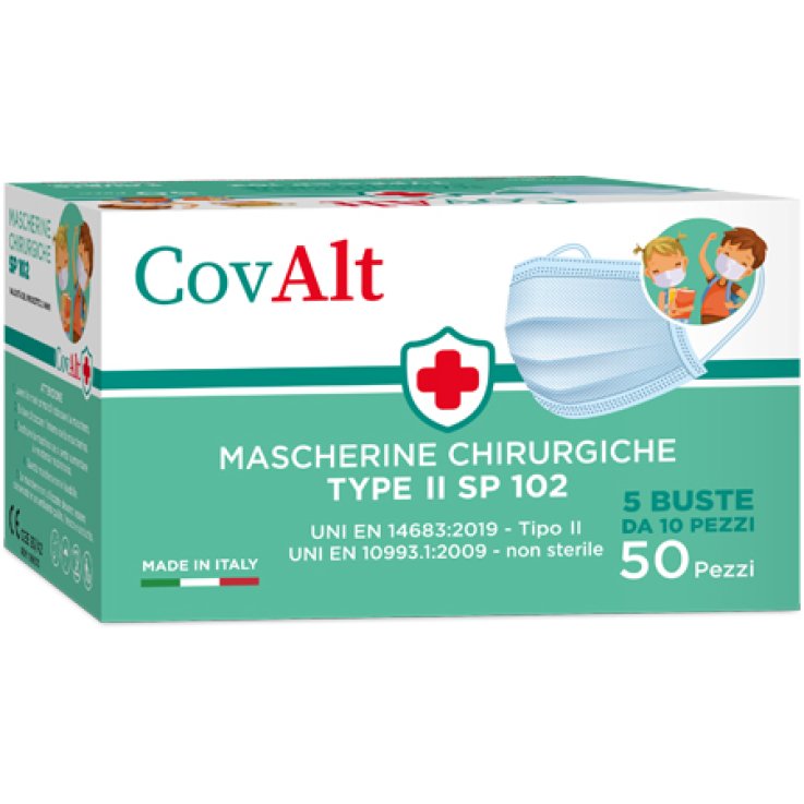 LDF COVERACT MASCHERA CHIRURGICA BABY II 50 PEZZI LDF COVERACT MASCHERA CHIRURGICA BABY II 50 PEZZI