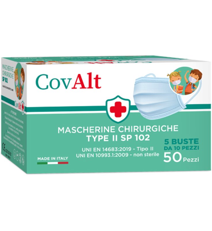 LDF COVERACT MASCHERA CHIRURGICA BABY II 50 PEZZI