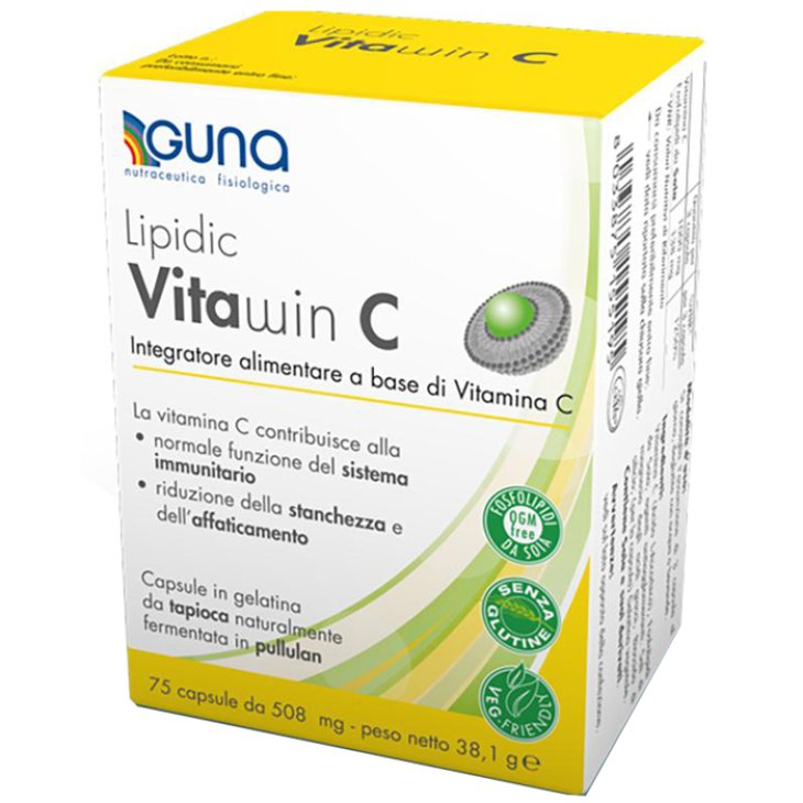 Guna Lipidic Vitawin C Integratore di Vitamina C Liposomiale 75 Capsule