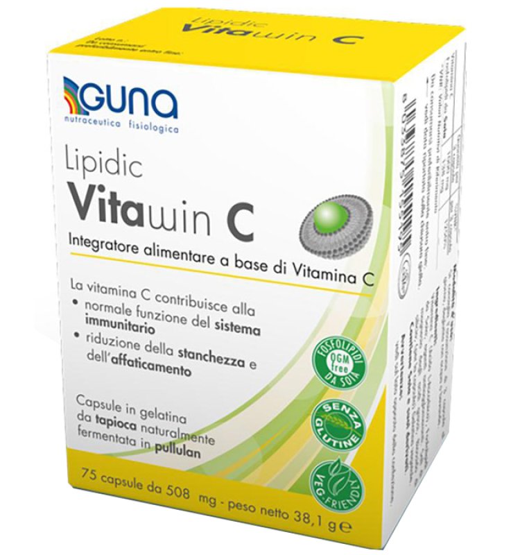 Guna Lipidic Vitawin C Integratore di Vitamina C Liposomiale 75 Capsule