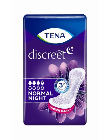 TENA DISCREET NORMAL NIGHT10PZ