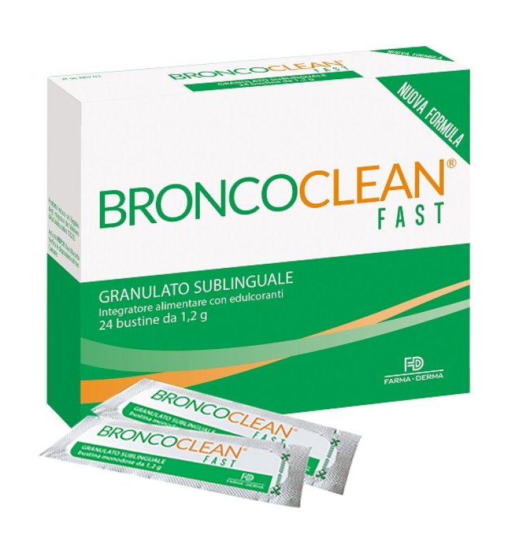 BRONCOCLEAN FAST GRANULATO SUBLINGUALE 24 BUSTINE