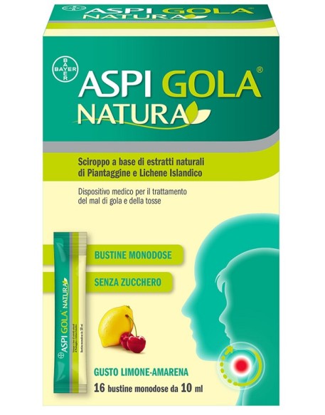 ASPI GOLA NATURA 16 BUSTINE MONODOSE DA 10 ML