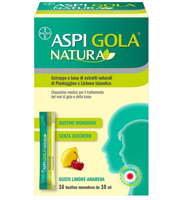 ASPI GOLA NATURA 16 BUSTINE MONODOSE DA 10 ML