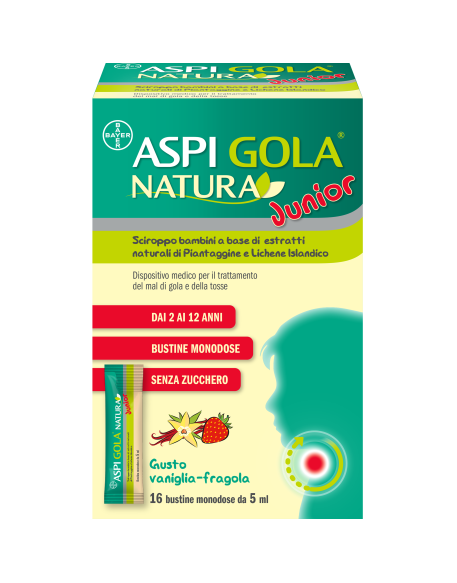 ASPI GOLA NATURA JUNIOR 16 BUSTINE MONODOSE DA 5 ML