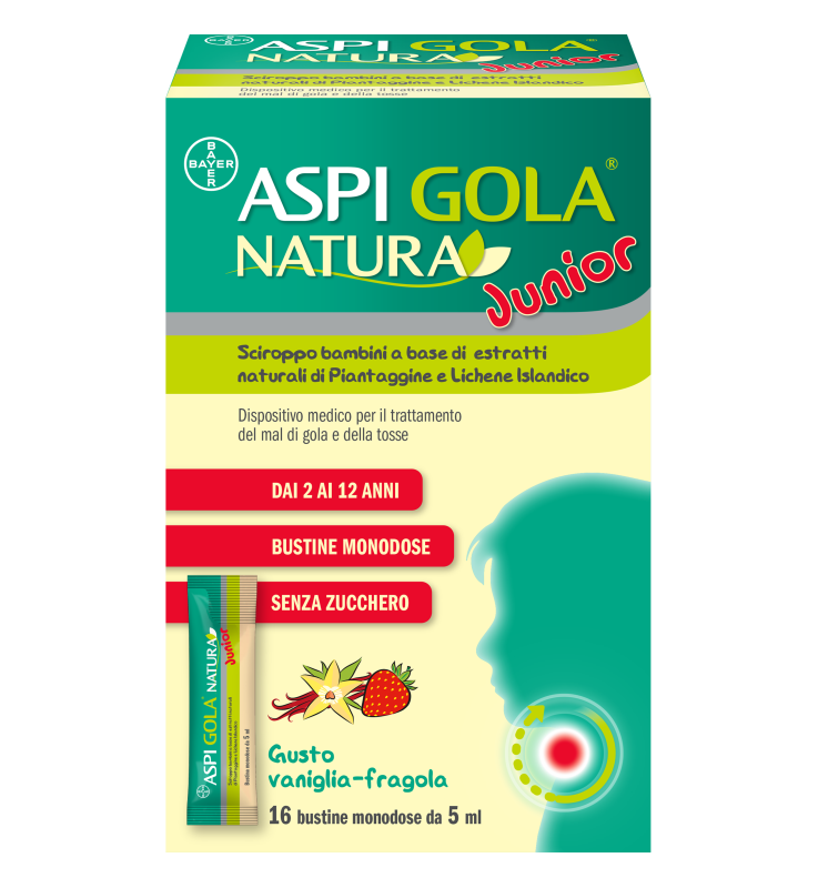 ASPI GOLA NATURA JUNIOR 16 BUSTINE MONODOSE DA 5 ML
