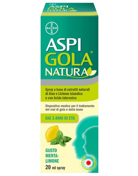 ASPI GOLA NATURA SPRAY MENTA LIMONE 20 ML