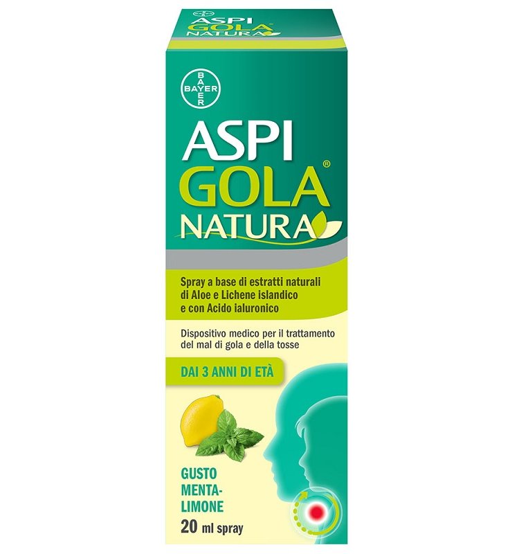 ASPI GOLA NATURA SPRAY MENTA LIMONE 20 ML