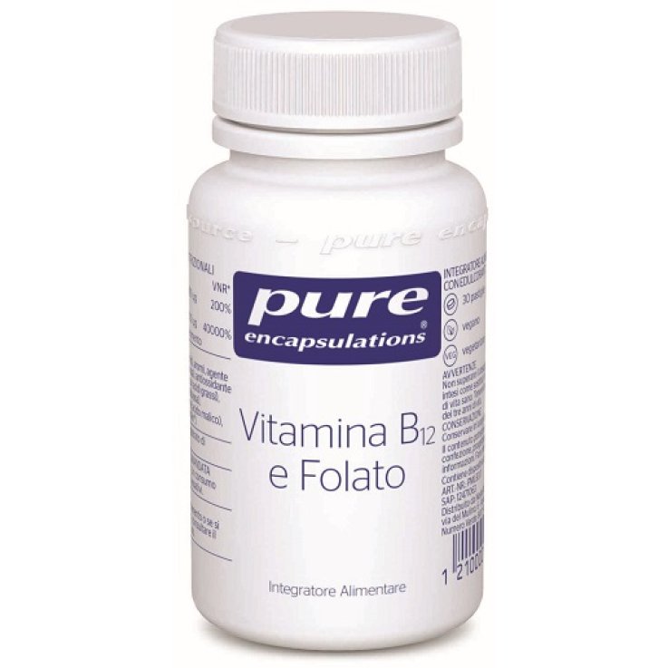 PURE ENCAPSUL VITB12 FOL30PAST PURE ENCAPSUL VITB12 FOL30PAST
