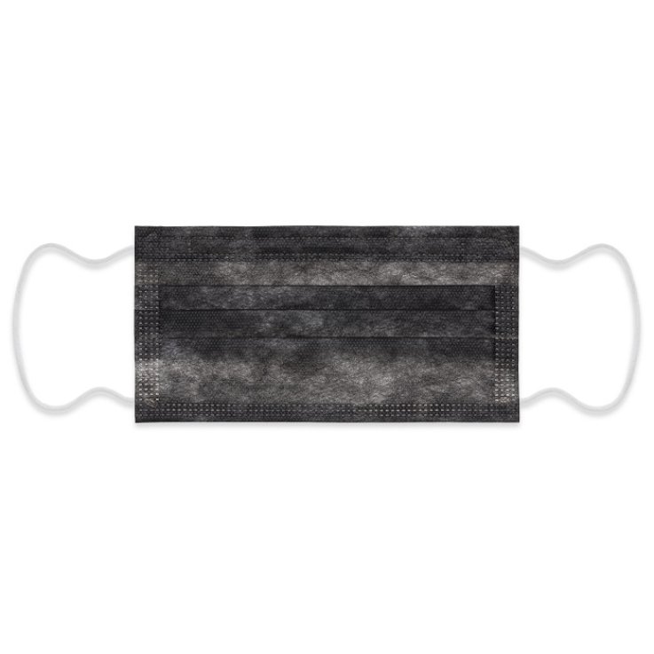 MYMASK PRO TIPO II MASCHERINA CHIRUGICA NERO 10 PEZZI MYMASK PRO TIPO II MASCHERINA CHIRUGICA NERO 10 PEZZI