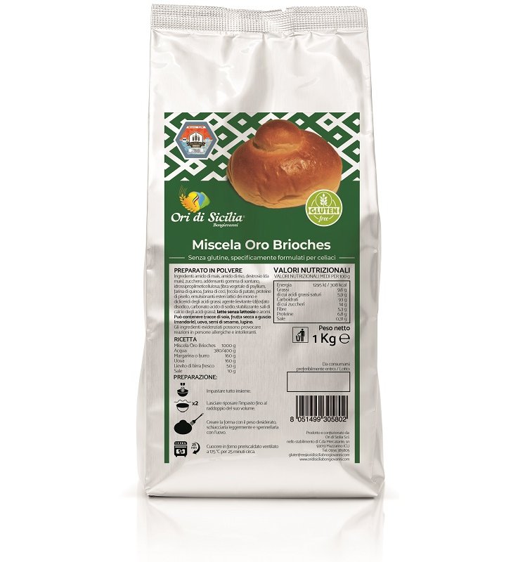 ORI DI SICILIA Mix Brioche 1Kg ORI DI SICILIA Mix Brioche 1Kg