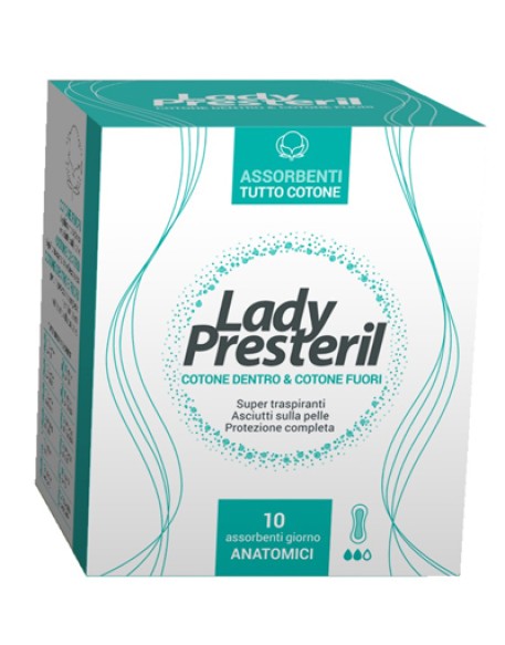 LADY PRESTERIL ANATOMICO POCKET 10 PEZZI