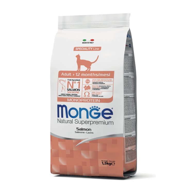 V MONGE CAT ADULT SALMONE 10KG S V MONGE CAT ADULT SALMONE 10KG S