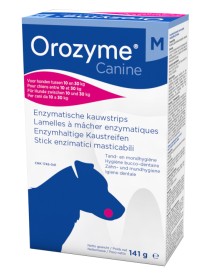 OROZYME CANINE STRISCE ENZIMATICHE MASTICABILI PER CANI DI TAGLIA MEDIA