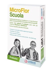 MICROFLOR SCUOLA 30 CAPSULE MASTICABILI