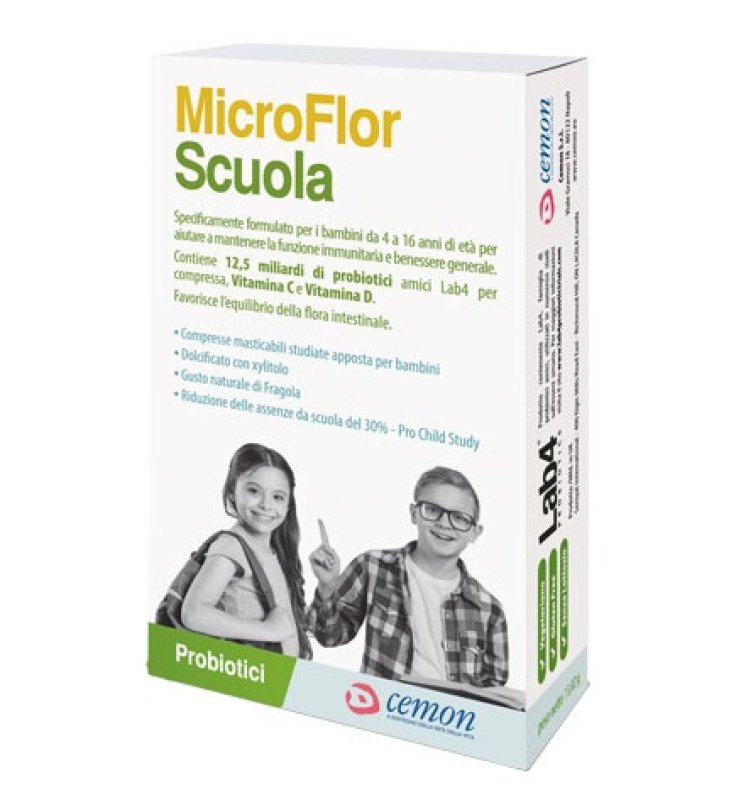 MICROFLOR SCUOLA 30 CAPSULE MASTICABILI