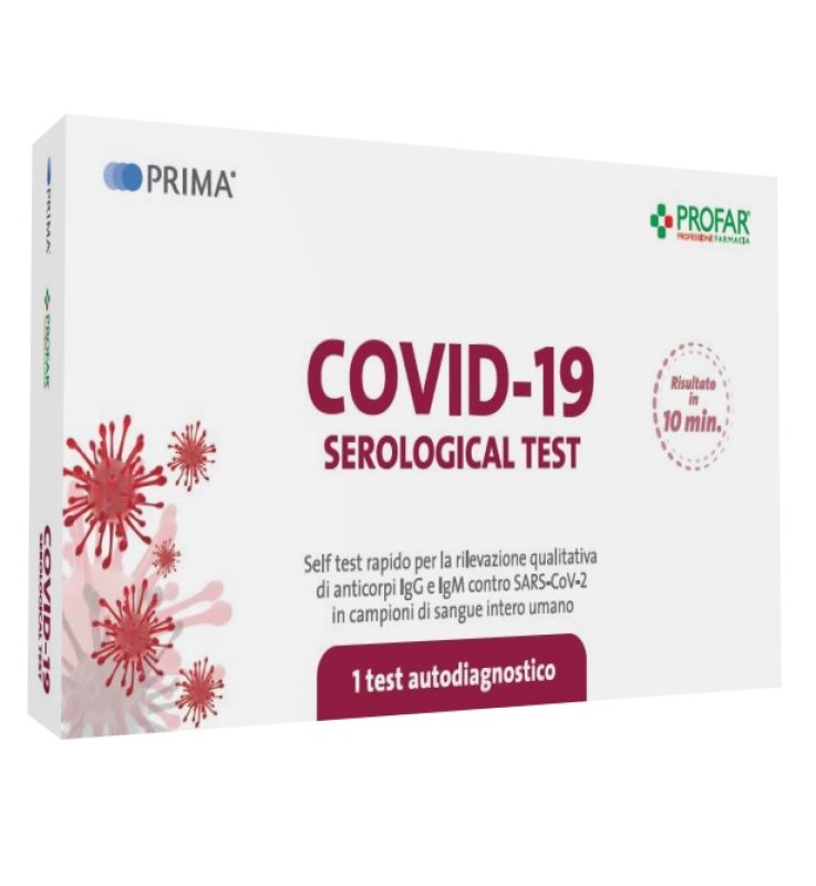 TEST SIEROLOGICO PROFAR COVID-19 RILEVAZIONE QUALITATIVA ANTICORPI IGG IGM USO INDIVIDUALE