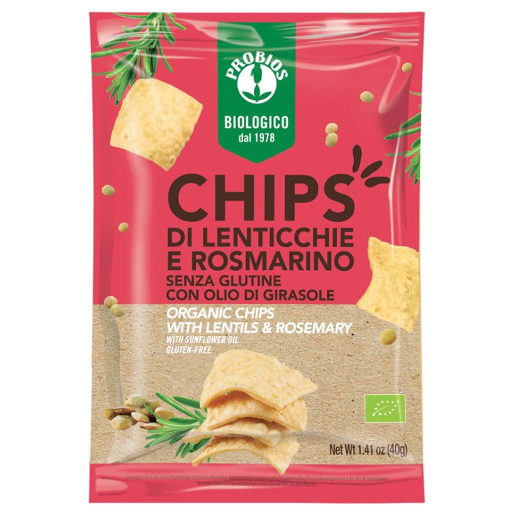 PROBIOS CHIPS DI LENTICCHIE ROSMARINO PROBIOS CHIPS DI LENTICCHIE ROSMARINO