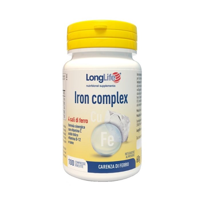 LONGLIFE IRON COMPLEX 100 COMPRESSE LONGLIFE IRON COMPLEX 100 COMPRESSE